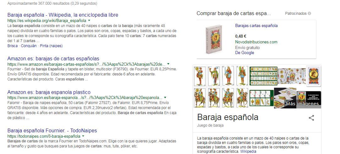 seo web inicial búsquedas google